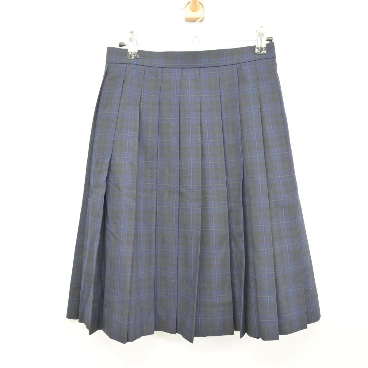 【中古】千葉県 千葉県立幕張総合高等学校 女子制服 2点（ベスト・スカート）sf031898