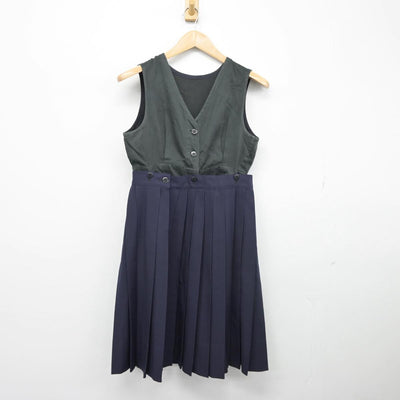 【中古】東京都 白百合学園中学高等学校 女子制服 3点（セーラー服・スカート）sf031917