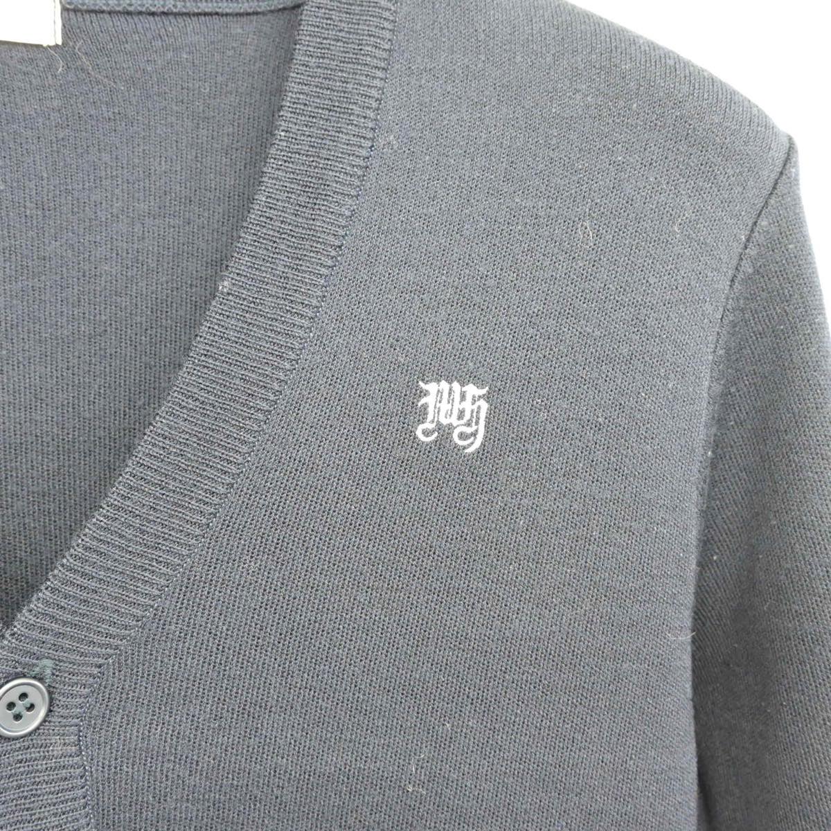 【中古】千葉県 千葉明徳高等学校 女子制服 2点（ニット・シャツ）sf031921