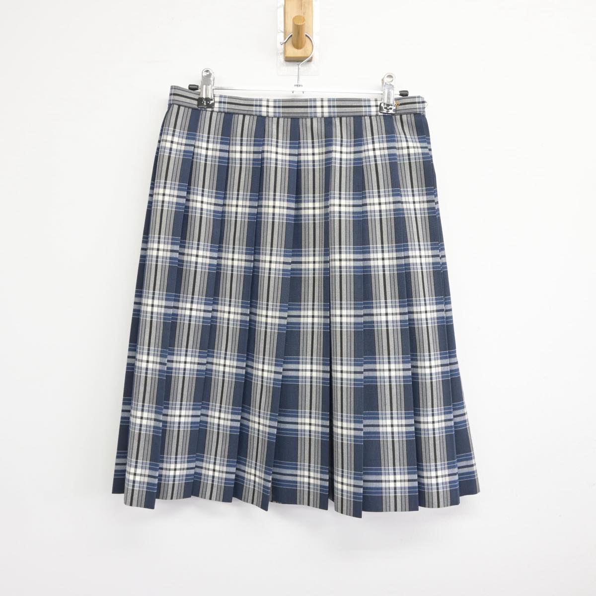 【中古】茨城県 明秀学園日立高等学校 女子制服 3点（シャツ・スカート）sf031946