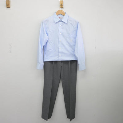 【中古】千葉県 成田西中学校 男子制服 3点（その他アイテム・シャツ・ズボン）sf031948