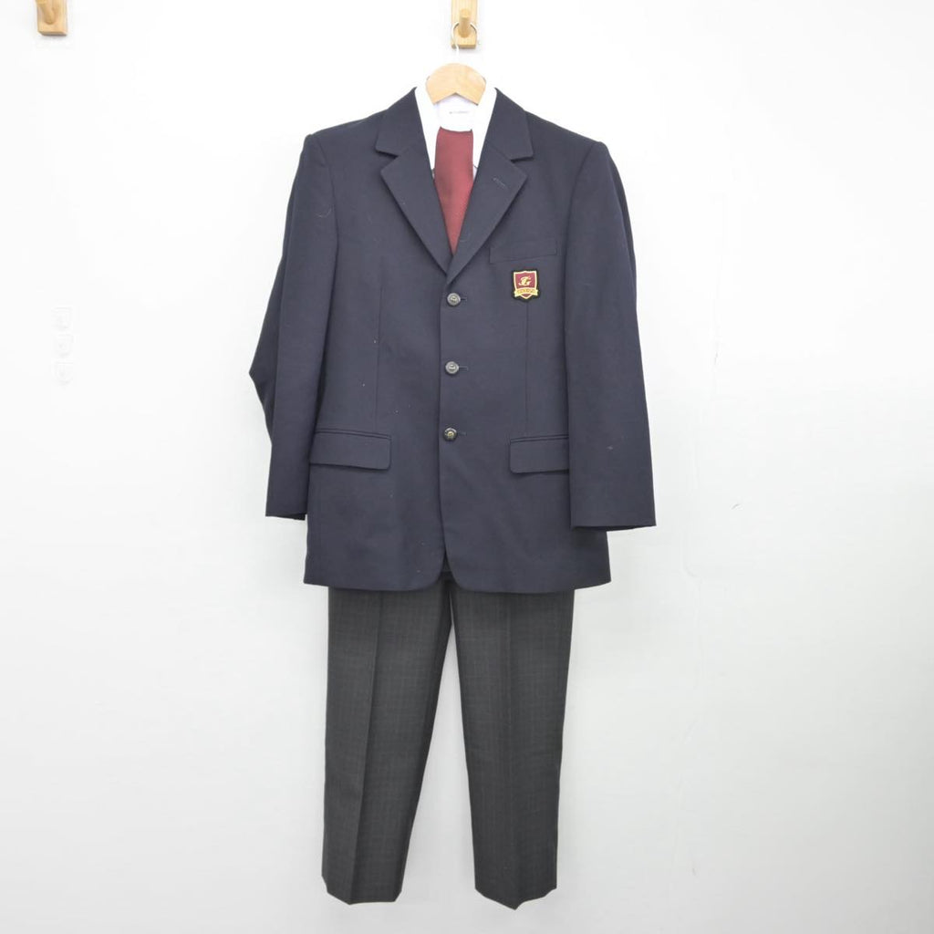 【中古】千葉県 東京学館高等学校 男子制服 4点（ブレザー・シャツ・ズボン）sf031954 | 中古制服通販パレイド