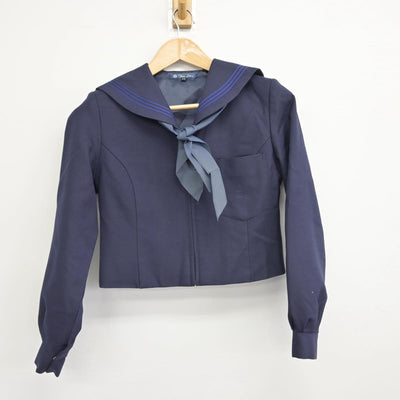 【中古】和歌山県 桐蔭高等学校 女子制服 3点（セーラー服・スカート）sf031957