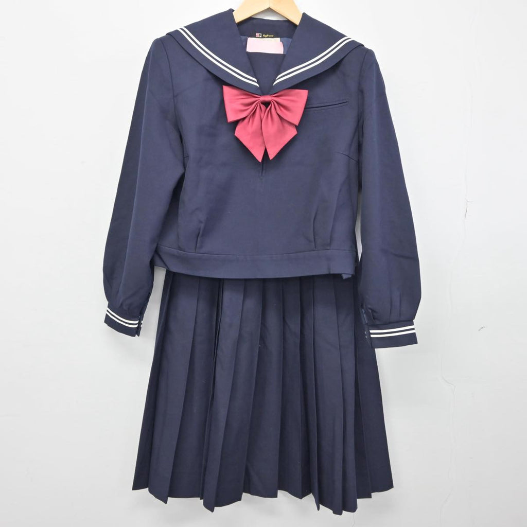 愛知県立西春高等学校 / 制服 / 卒業生保管品/ 指定品 / セーラー / スカート / リボン - コスプレ衣装