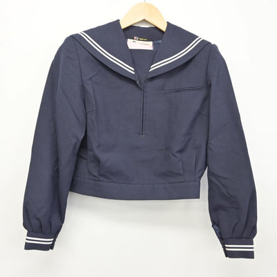 【中古】石川県 森本中学校　 女子制服 1点（セーラー服）sf031971