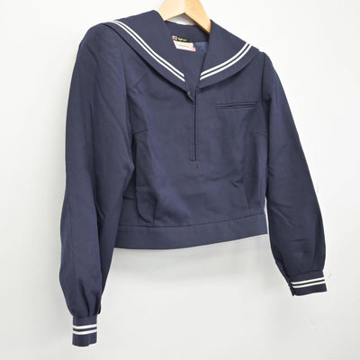 【中古】石川県 森本中学校　 女子制服 1点（セーラー服）sf031971