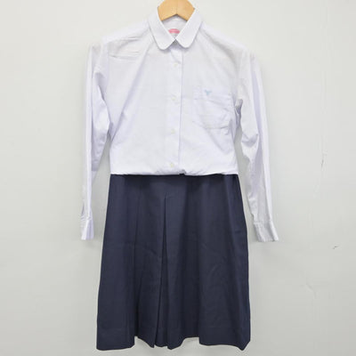 【中古】石川県 金沢桜丘高等学校 女子制服 3点（シャツ・シャツ・スカート）sf031972