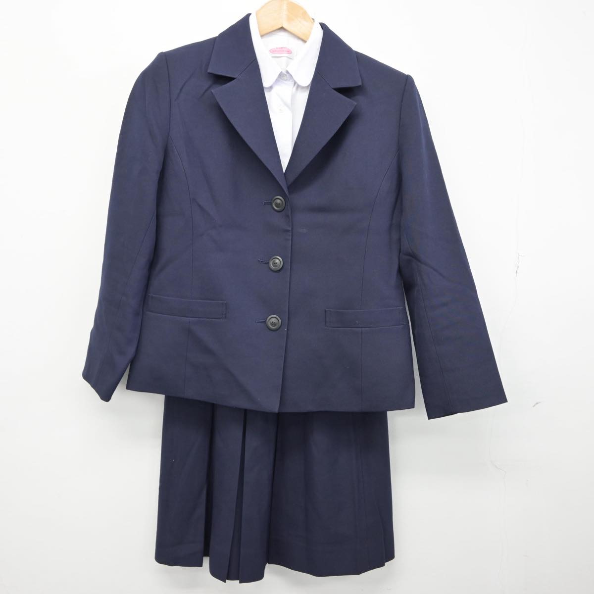 【中古】石川県 金沢桜丘高等学校 女子制服 3点（ブレザー・シャツ・スカート）sf031973