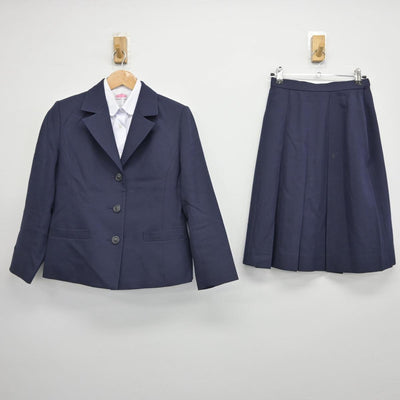 【中古】石川県 金沢桜丘高等学校 女子制服 3点（ブレザー・シャツ・スカート）sf031973