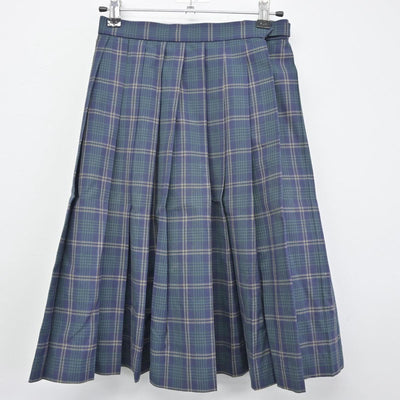 【中古】大阪府 大阪薫英女学院中学校 女子制服 2点（ニットベスト・スカート）sf031980