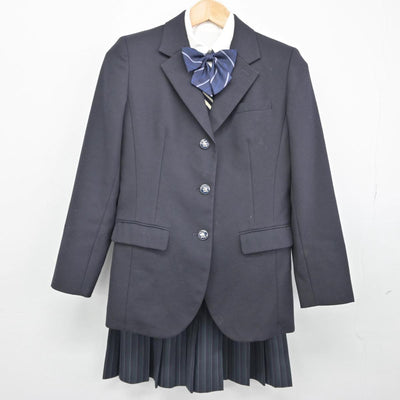 【中古】大阪府 大阪薫英女学院高等学校 女子制服 6点（ブレザー・ニット・シャツ・スカート）sf031983