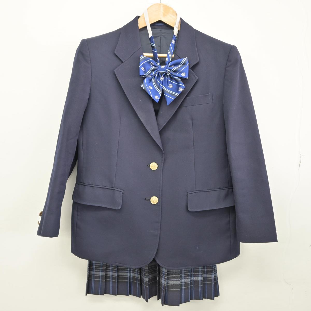 【中古】東京都 あずさ第一高等学校 女子制服 3点（ブレザー・スカート）sf031990