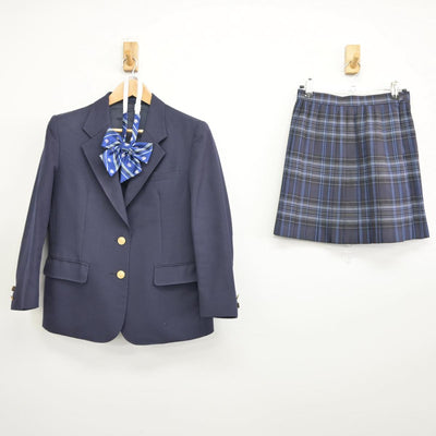 【中古】東京都 あずさ第一高等学校 女子制服 3点（ブレザー・スカート）sf031990