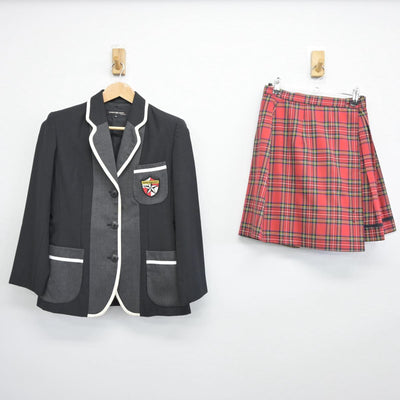 【中古】東京都 バンタンデザイン研究所高等部 女子制服 2点（ブレザー・スカート）sf031995