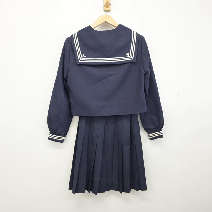 中古】茨城県 鉾田第二高等学校 女子制服 3点（セーラー服