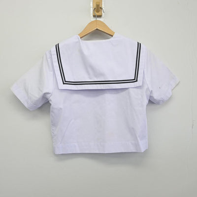 【中古】 学校名不明 女子制服 2点（セーラー服・スカート）sf032030