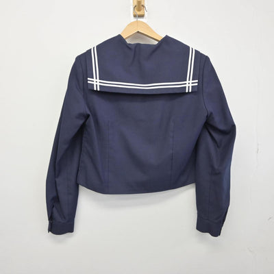 【中古】 学校名不明 女子制服 3点（セーラー服・スカート）sf032031