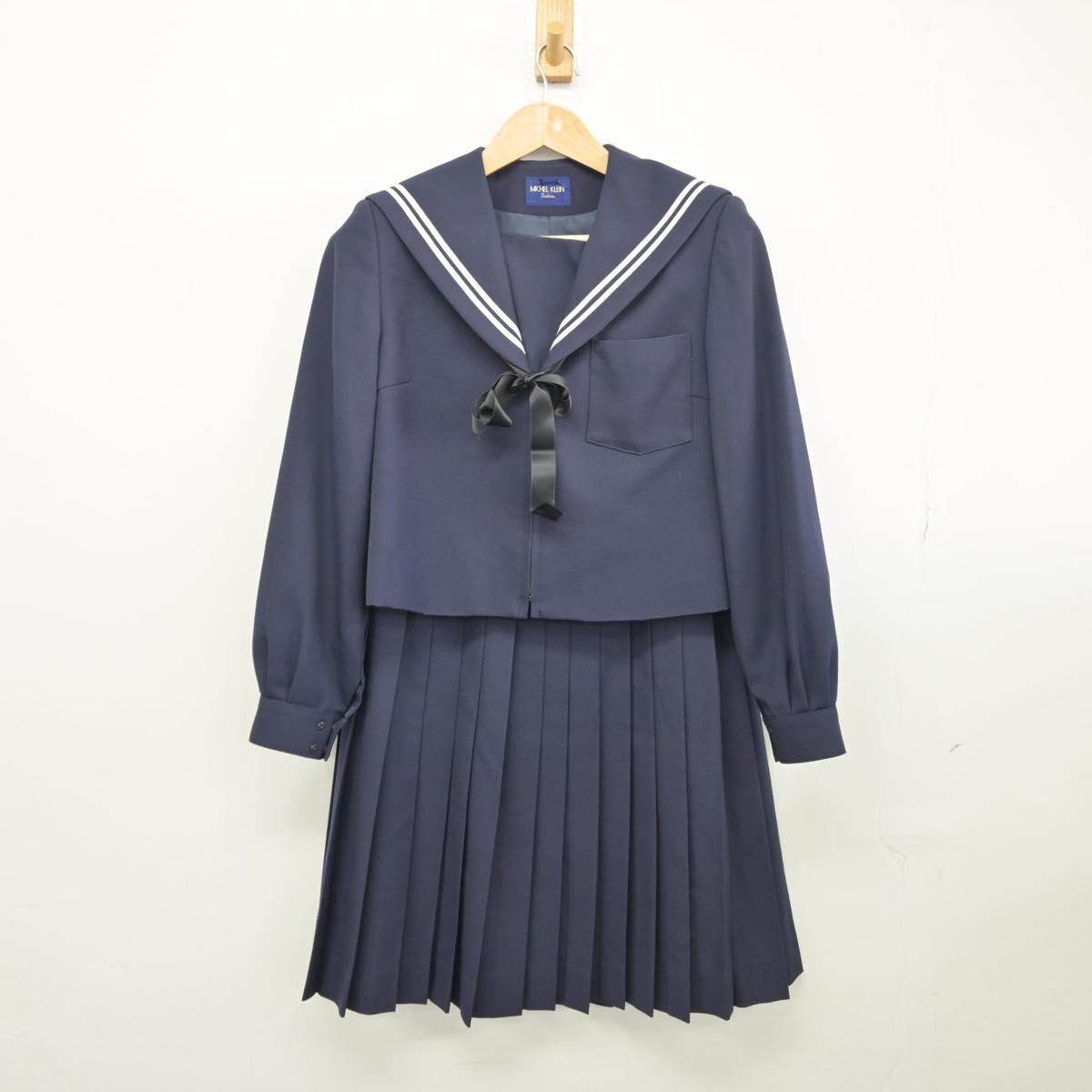 【中古】愛知県 愛知県立横須賀高等学校 女子制服 3点（セーラー服・スカート）sf032059