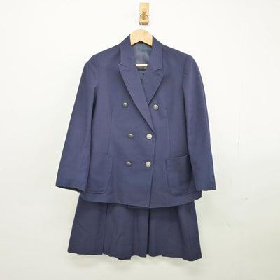 【中古】東京都 日野第四中学校 女子制服 2点（ブレザー・スカート）sf032065