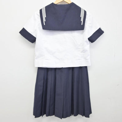 【中古】東京都 川村学園高等学校 女子制服 3点（セーラー服・スカート）sf032090