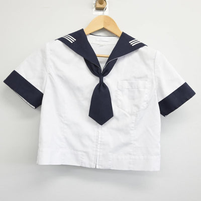 【中古】東京都 川村学園高等学校 女子制服 3点（セーラー服・スカート）sf032090