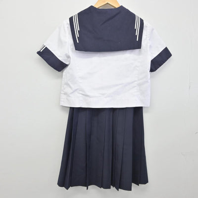 【中古】東京都 川村学園高等学校 女子制服 3点（セーラー服・スカート）sf032091