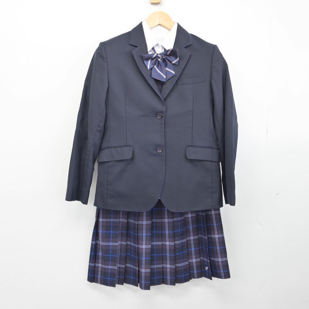 【中古】神奈川県 伊勢原高等学校 女子制服 5点（ブレザー・シャツ・ニット・スカート）sf032129 | 中古制服通販パレイド