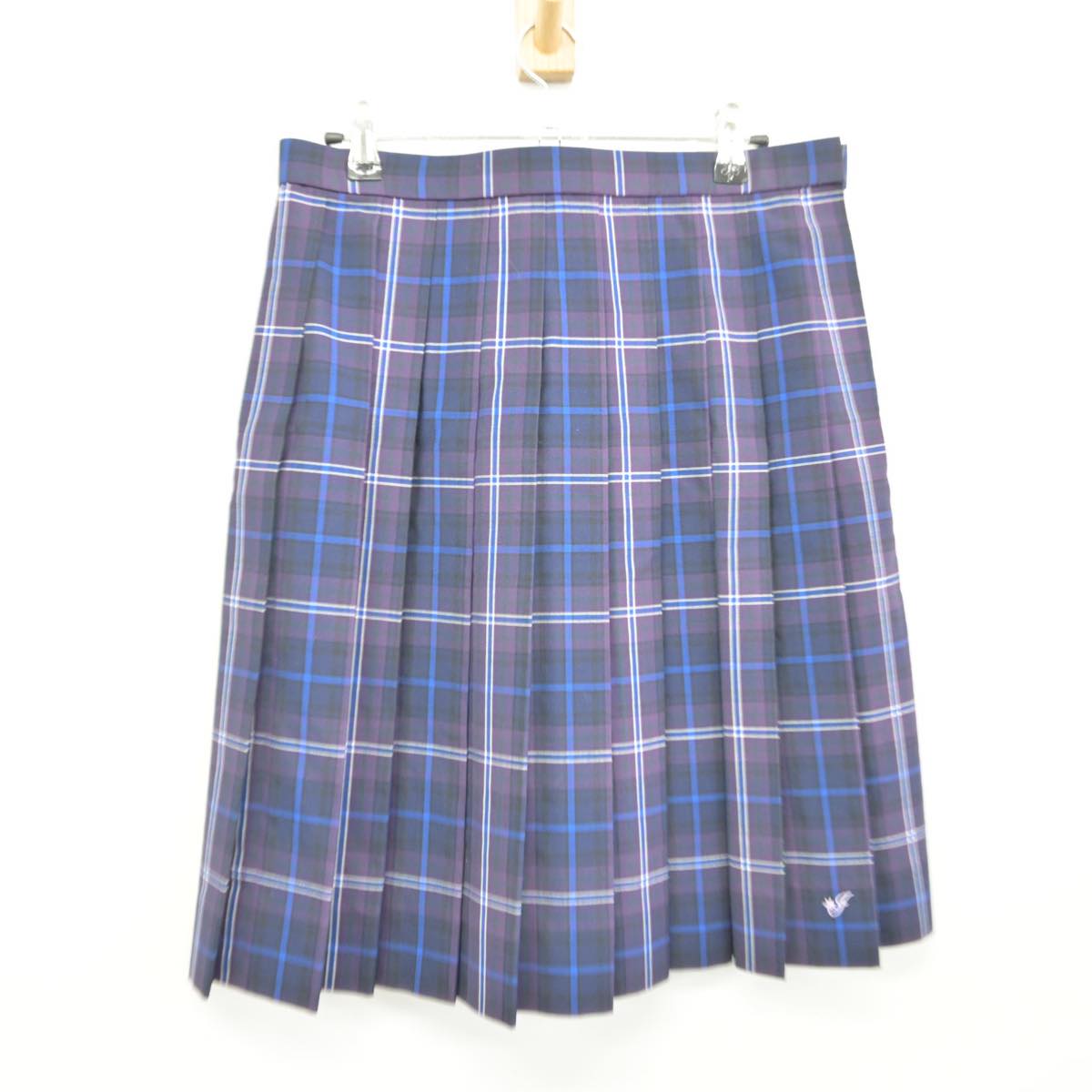 【中古】神奈川県 伊勢原高等学校 女子制服 3点（シャツ・ニットベスト・スカート）sf032130