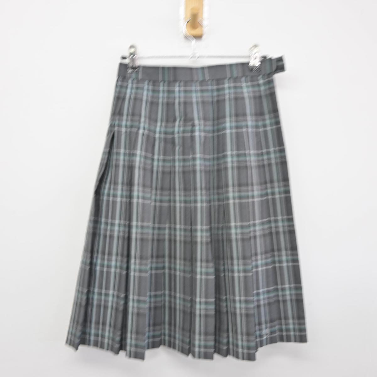 【中古】兵庫県 尼崎稲園高等学校 女子制服 4点（シャツ・ニットベスト・スカート）sf032136