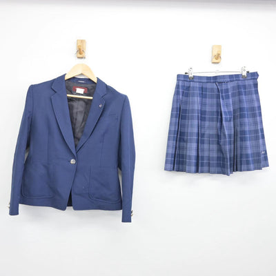 【中古】神奈川県 秦野曽屋高等学校 女子制服 4点（ブレザー・スカート）sf032137