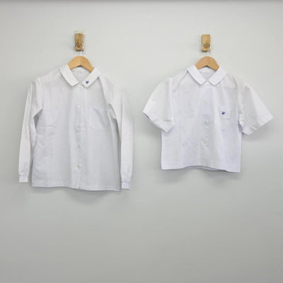 【中古】高知県 高知市立旭中学校 女子制服 2点（シャツ）sf032148