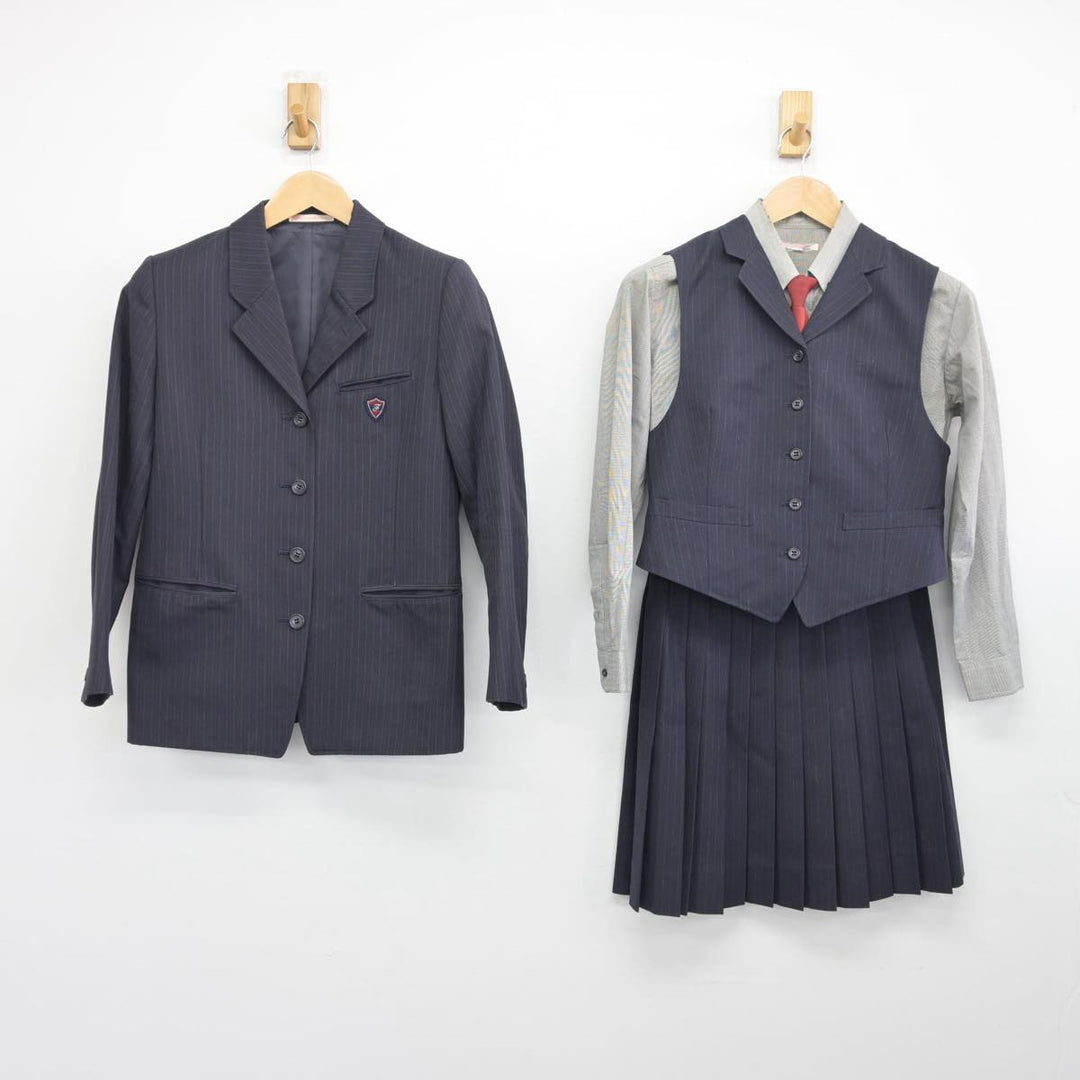 【中古】愛知県 藤ノ花女子高等学校 女子制服 5点（ブレザー・シャツ・ベスト・スカート）sf032157 | 中古制服通販パレイド