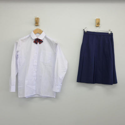 【中古】埼玉県 和光国際高等学校 女子制服 4点（ブレザー・シャツ・スカート）sf032159