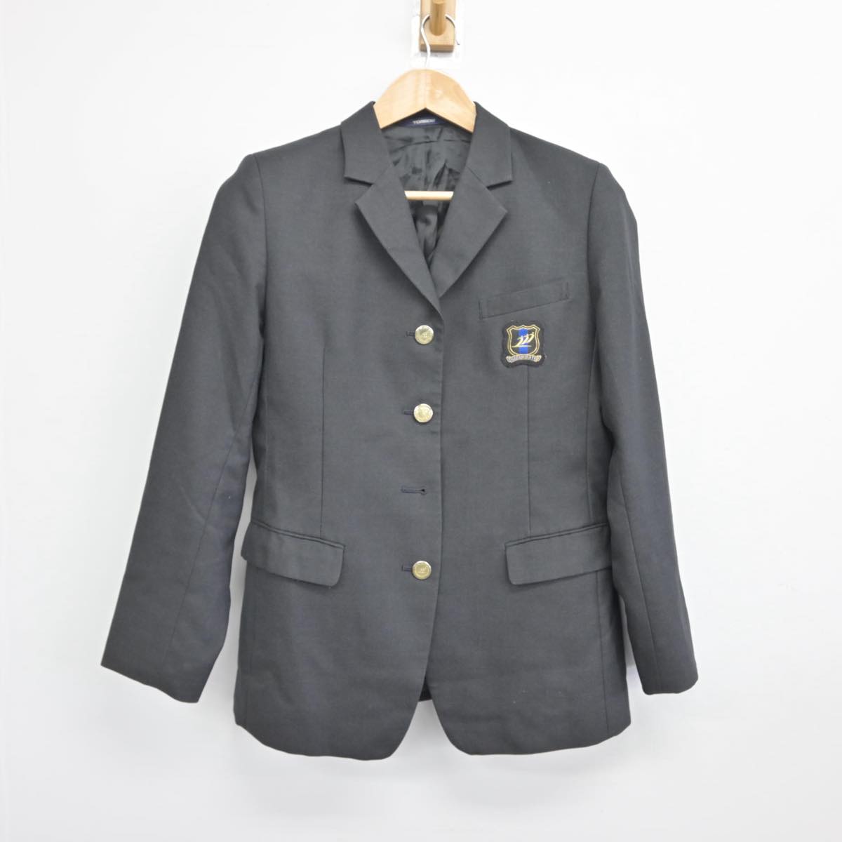 【中古】 学校名不明 女子制服 2点（ブレザー・ジャンパースカート）sf032178