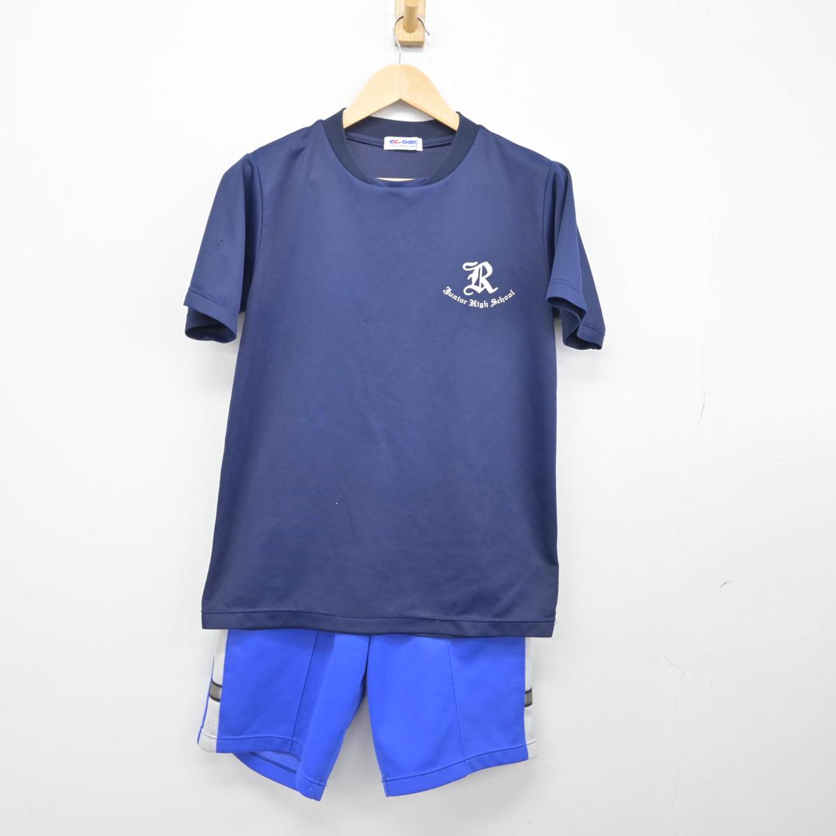 【中古】宮城県 仙台市六郷中学校 女子制服 2点（体操服 上・体操服 下）sf032191