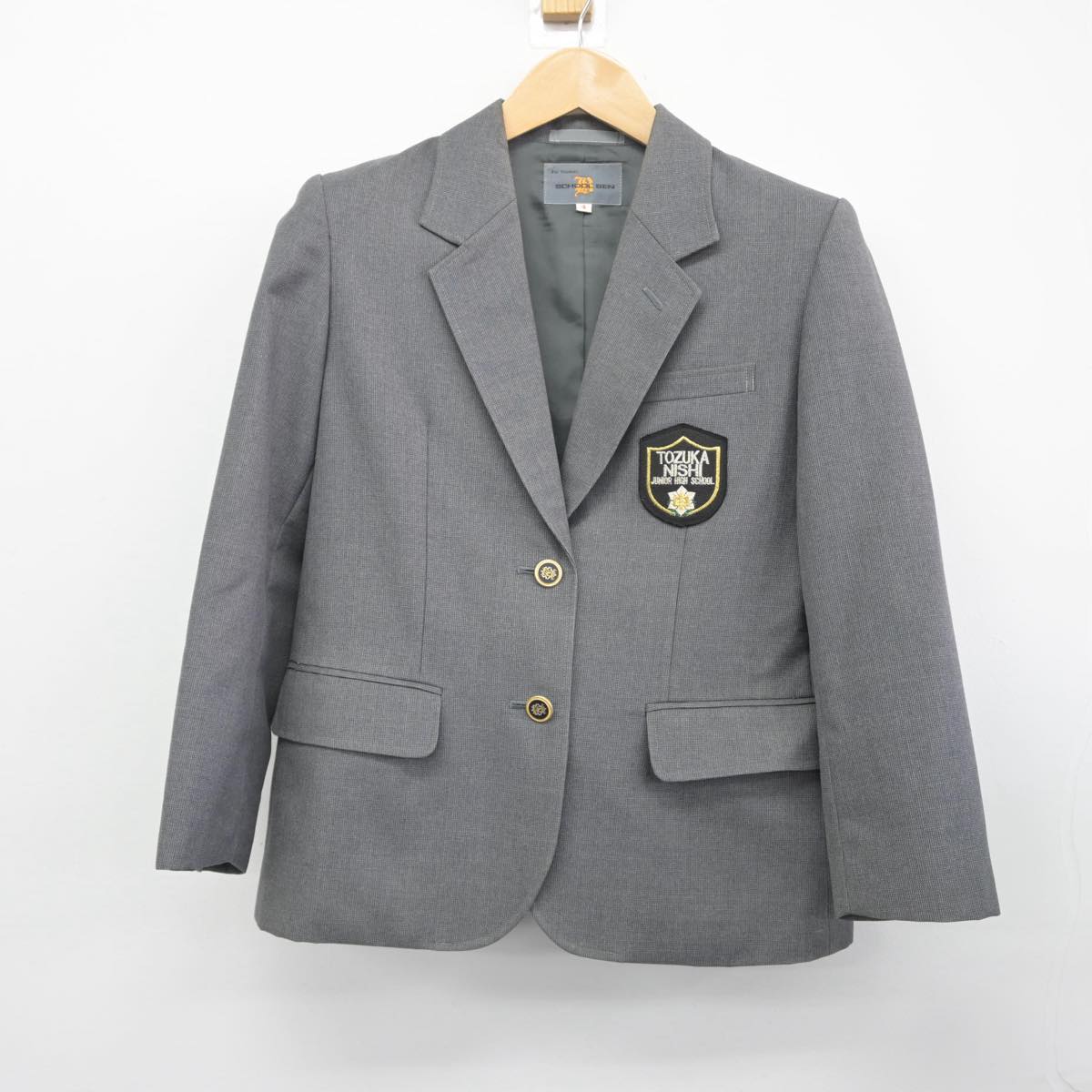 【中古】埼玉県 戸塚西中学校 女子制服 3点（ブレザー・スカート）sf032225