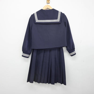 【中古】広島県 比治山女子高等学校 女子制服 4点（セーラー服・スカート）sf032228