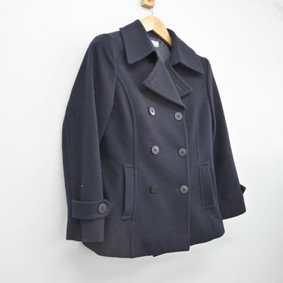 【中古】広島県 比治山女子高等学校 女子制服 1点（コート）sf032230