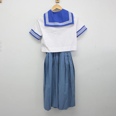 【中古】茨城県 三和中学校 女子制服 3点（セーラー服・スカート）sf032238