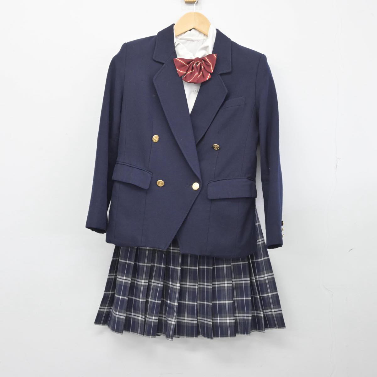 【中古】埼玉県 鴻巣女子高等学校 女子制服 4点（ブレザー・シャツ・スカート）sf032243