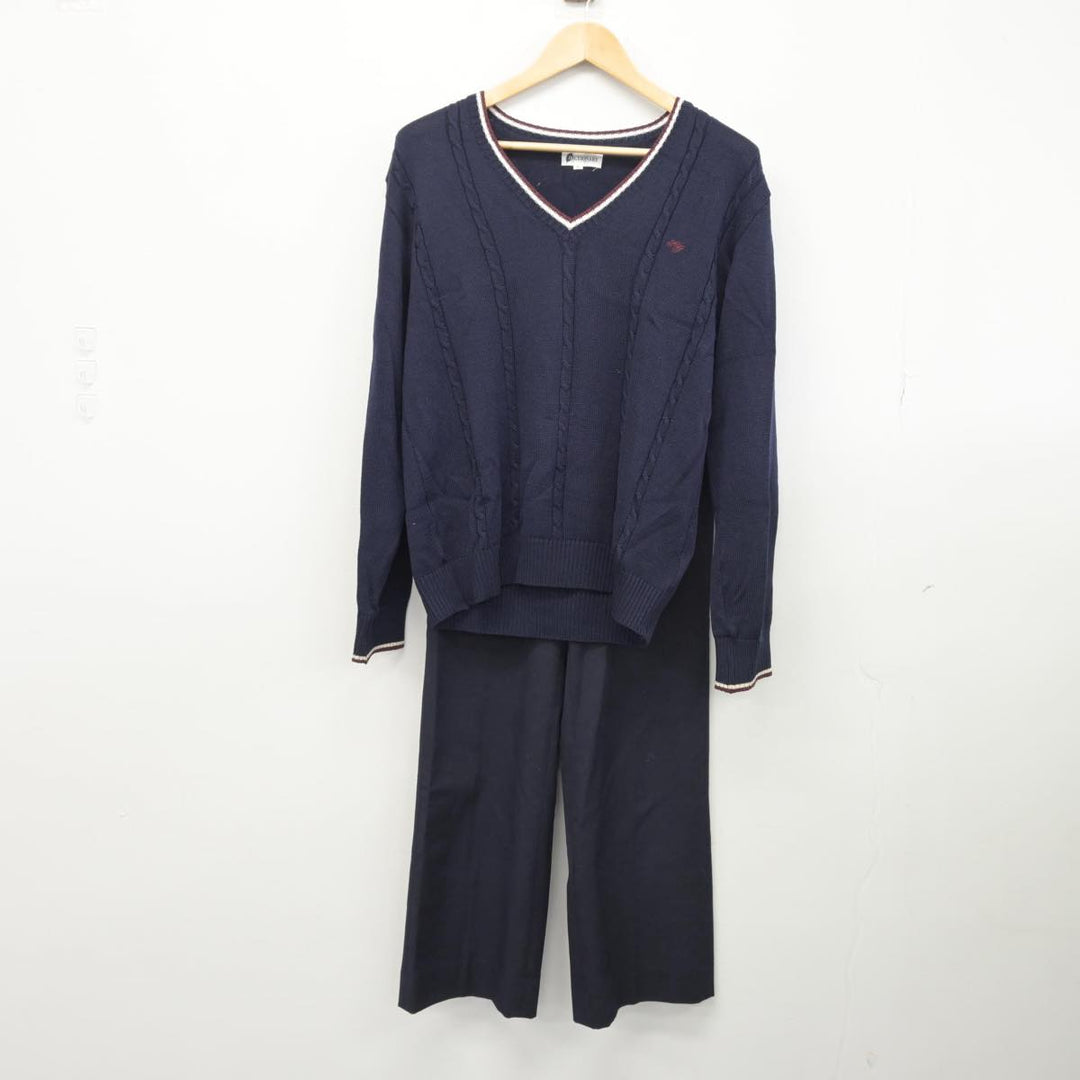 【中古】埼玉県 鴻巣女子高等学校 女子制服 2点（ニット・ズボン）sf032244 | 中古制服通販パレイド