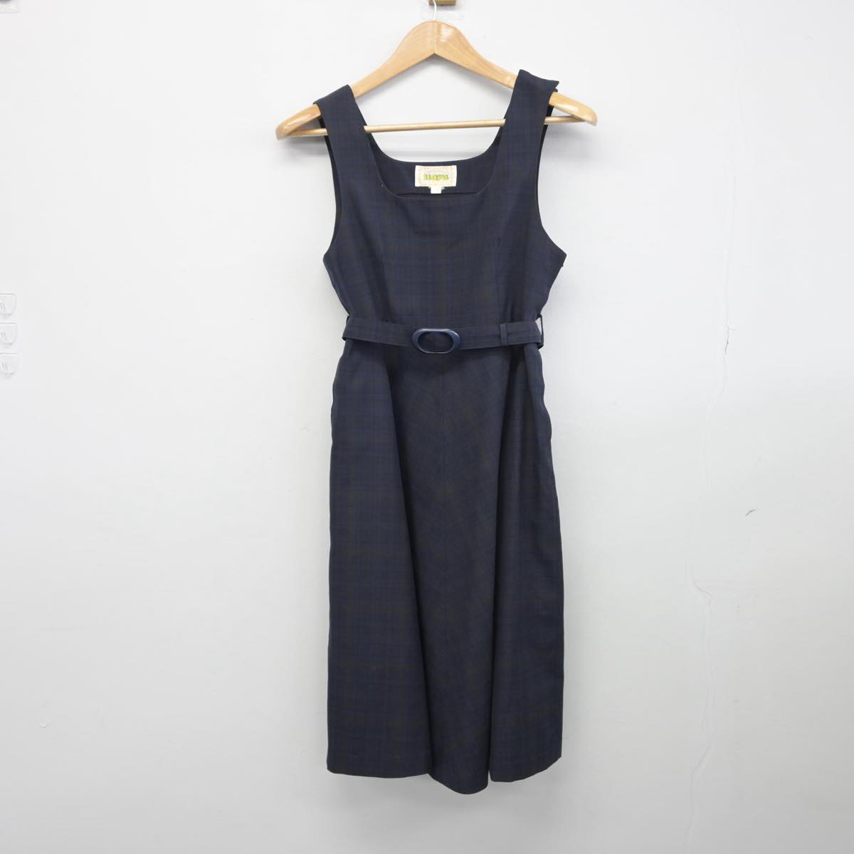 【中古】広島県 翠町中学校 女子制服 1点（ジャンパースカート）sf032255