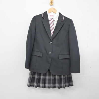 【中古】愛知県 中部大学第一高等学校 女子制服 4点（ブレザー・シャツ・スカート）sf032259