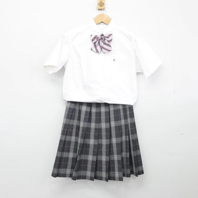 【中古】愛知県 中部大学第一高等学校 女子制服 3点（シャツ・スカート）sf032261