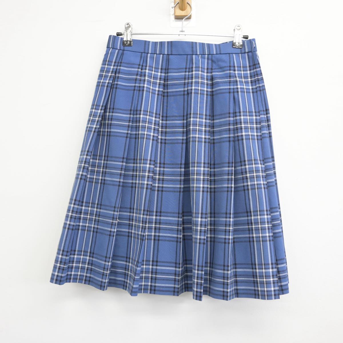 【中古】福岡県 博多高等学校 女子制服 3点（ニットベスト・シャツ・スカート）sf032269