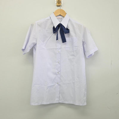 【中古】茨城県 勝田第一中学校 女子制服 4点（ベスト・シャツ・スカート）sf032274