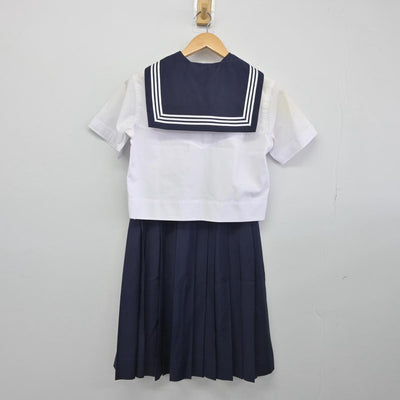 【中古】東京都 大妻中学高等学校 女子制服 4点（ニット・セーラー服・スカート）sf032290