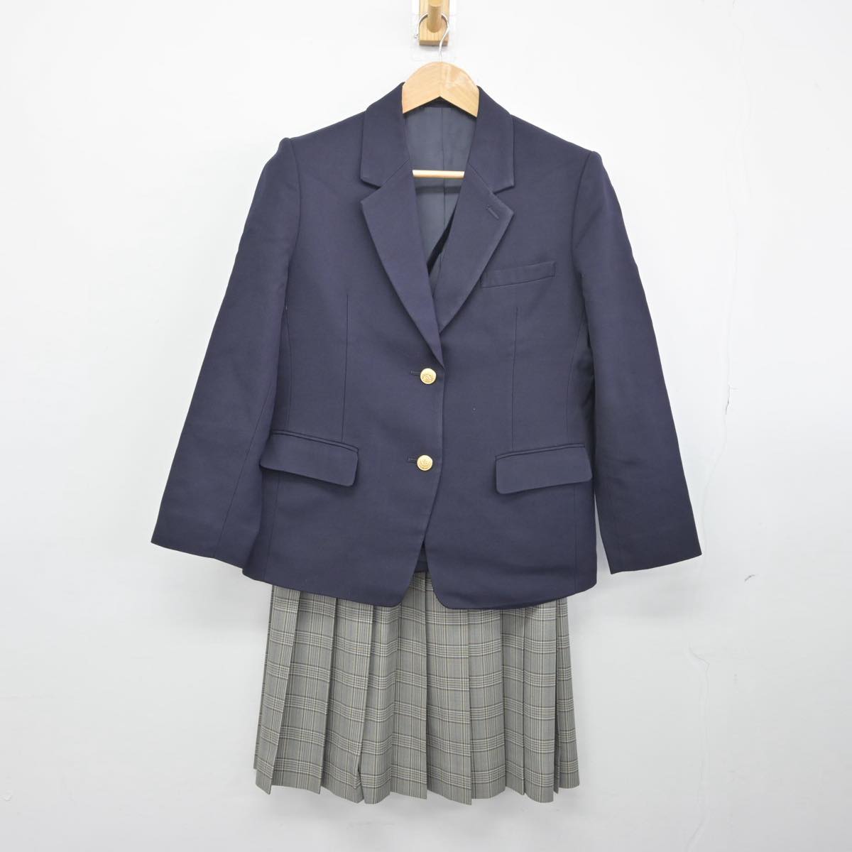 【中古】北海道 北海道石狩翔陽高等学校 女子制服 3点（ブレザー・その他アイテム・スカート）sf032300