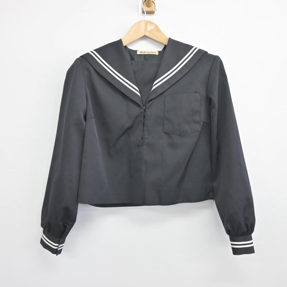 【中古】静岡県 北上中学校 女子制服 2点（セーラー服・スカート）sf032309