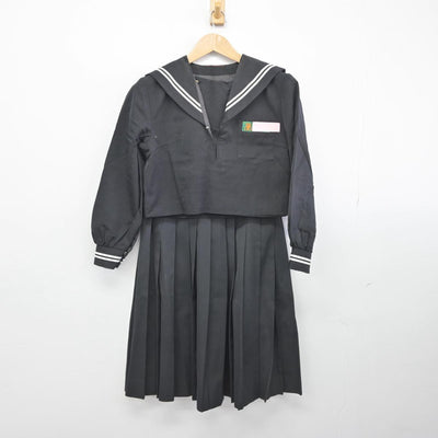 【中古】静岡県 北上中学校 女子制服 2点（セーラー服・スカート）sf032311